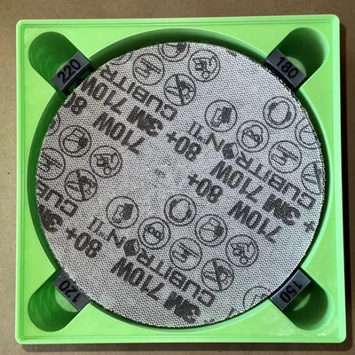 Thùng đựng giấy nhám 150mm hệ Gridfinity