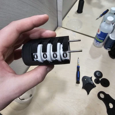 Bộ đếm cuộn giấy vệ sinh cơ học