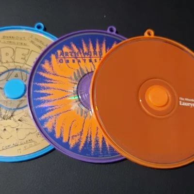 Hộp Đựng Đĩa CD/DVD Siêu Mỏng Có Khóa Xoay Tiện Dụng