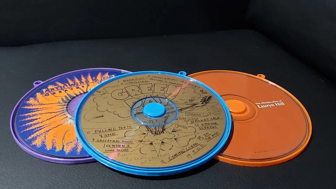 Hộp Đựng Đĩa CD/DVD Siêu Mỏng Có Khóa Xoay Tiện Dụng - Image 3