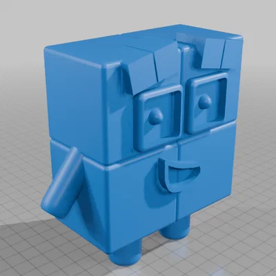 Mô hình 3D Numberblock số 4 ngộ nghĩnh dành cho bé yêu