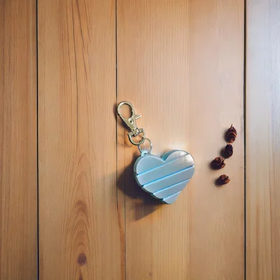 Móc khóa Fidget trái tim - Phụ kiện giảm stress với tùy chọn phối màu độc đáo