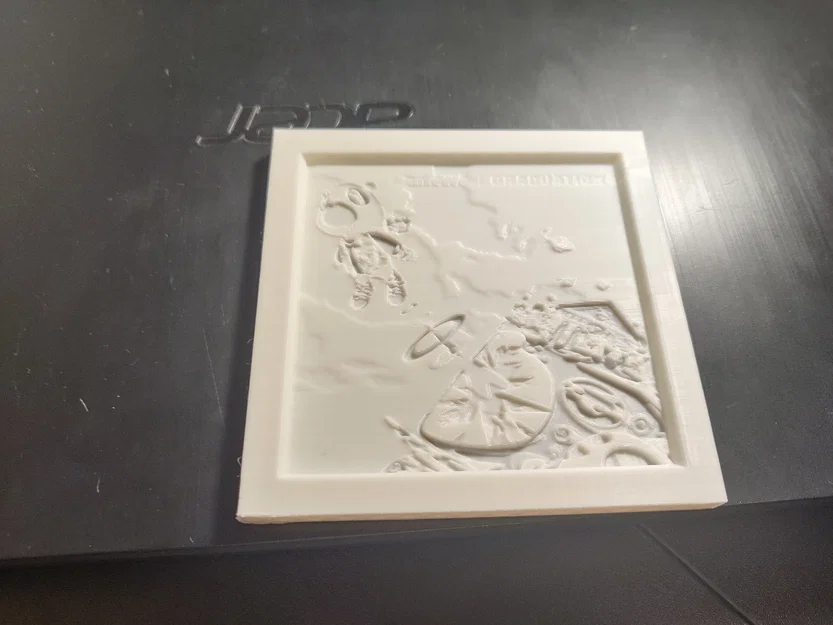 Tranh 3D Lithophane album Graduation của Kanye West cực chất - Image 2