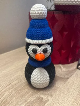 Mô hình chim cánh cụt đan len lắp ráp - Image 2