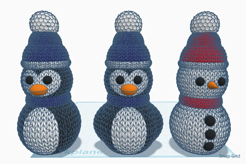 Mô hình chim cánh cụt đan len lắp ráp - Image 12