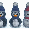 Mô hình chim cánh cụt đan len lắp ráp - Thumbnail 12