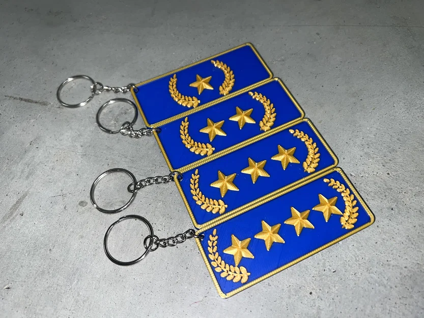 Móc khóa cấp bậc Gold Nova CSGO & CS2 in 3D độc đáo - Image 1