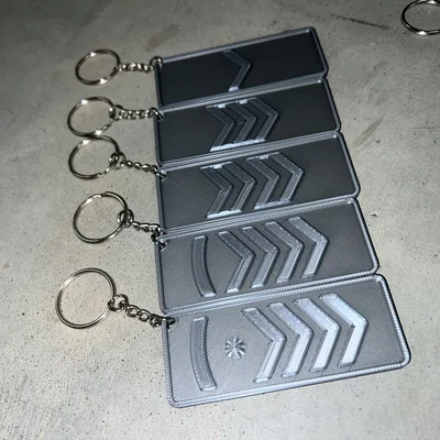 Móc khóa xếp hạng Bạc (Silver) cho CSGO và CS2