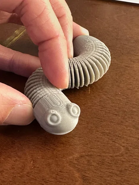 Mô hình đồ chơi Wiggly Worm (Chú sâu uốn lượn) in 3D cực vui - Image 1