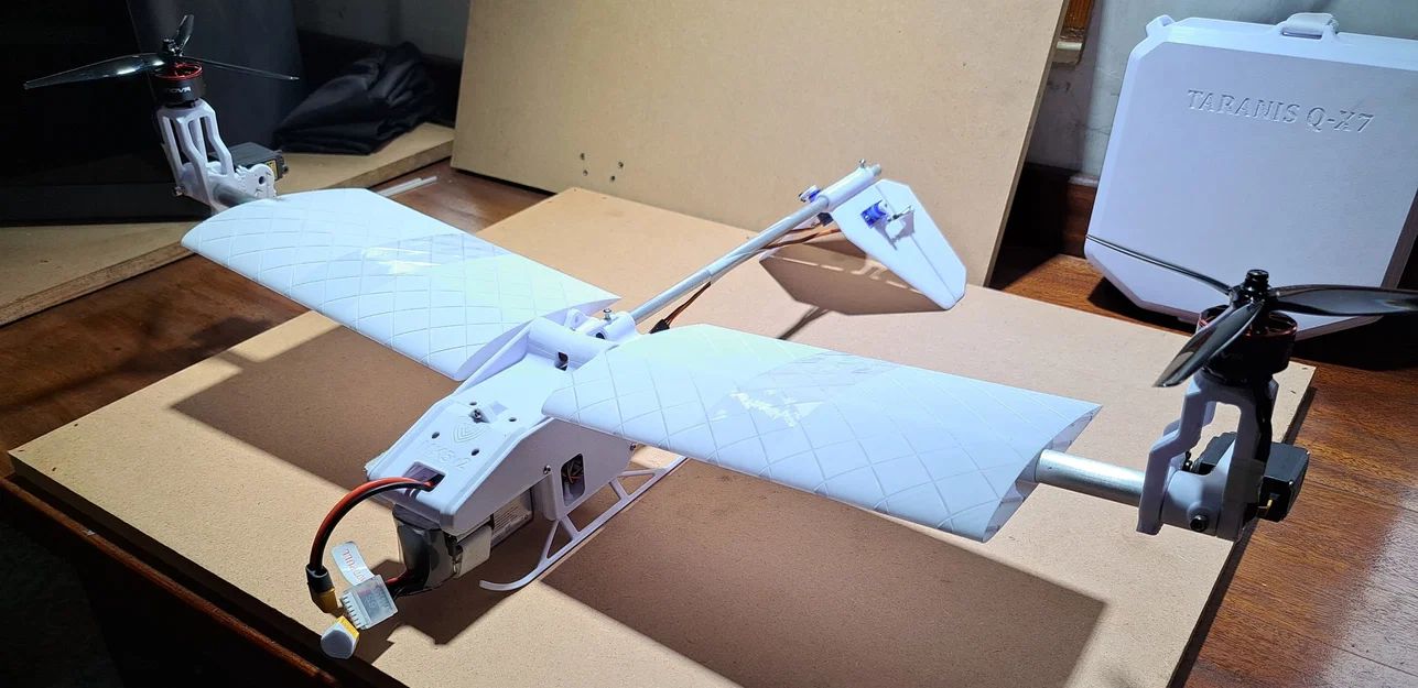 Mô hình máy bay VTOL hai cánh quạt Visvalk VTOL - Image 1