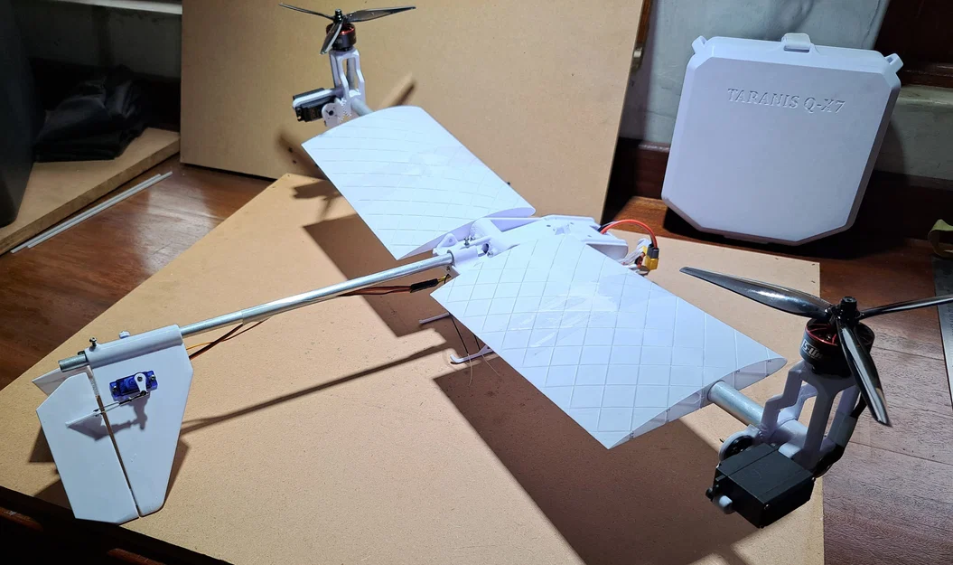 Mô hình máy bay VTOL hai cánh quạt Visvalk VTOL - Image 3