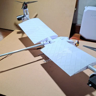 Mô hình máy bay VTOL hai cánh quạt Visvalk VTOL