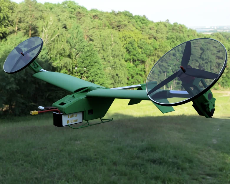 Mô hình máy bay VTOL hai cánh quạt Visvalk VTOL - Image 10