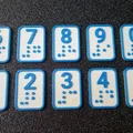 Bộ thẻ số Braille từ 0-9 - Thumbnail 2