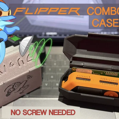 Bộ vỏ ComboCase V2 cho Flipper Zero và module WiFi