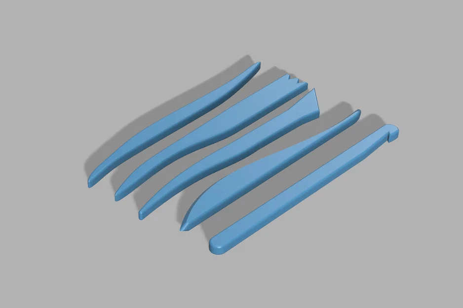 Bộ dụng cụ tạo hình đất sét đơn giản - In 3D cực nhanh và tiện lợi - Image 1