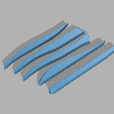 Bộ dụng cụ tạo hình đất sét đơn giản - In 3D cực nhanh và tiện lợi