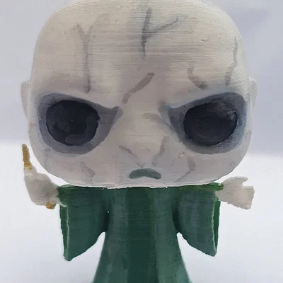 Mô hình 3D Voldemort phong cách Funko POP tự in và trang trí