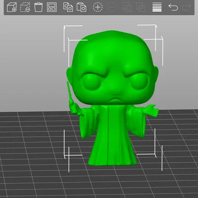 Mô hình 3D Voldemort phong cách Funko POP tự in và trang trí