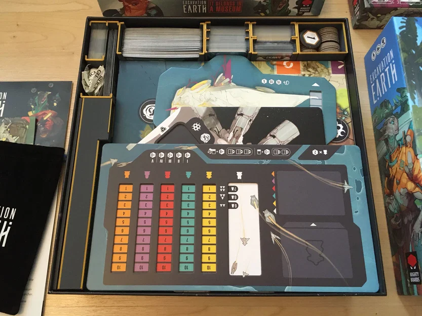 Bộ khay đựng (Organizer) cho game Excavation Earth kèm bản mở rộng - Bản Remix - Image 3