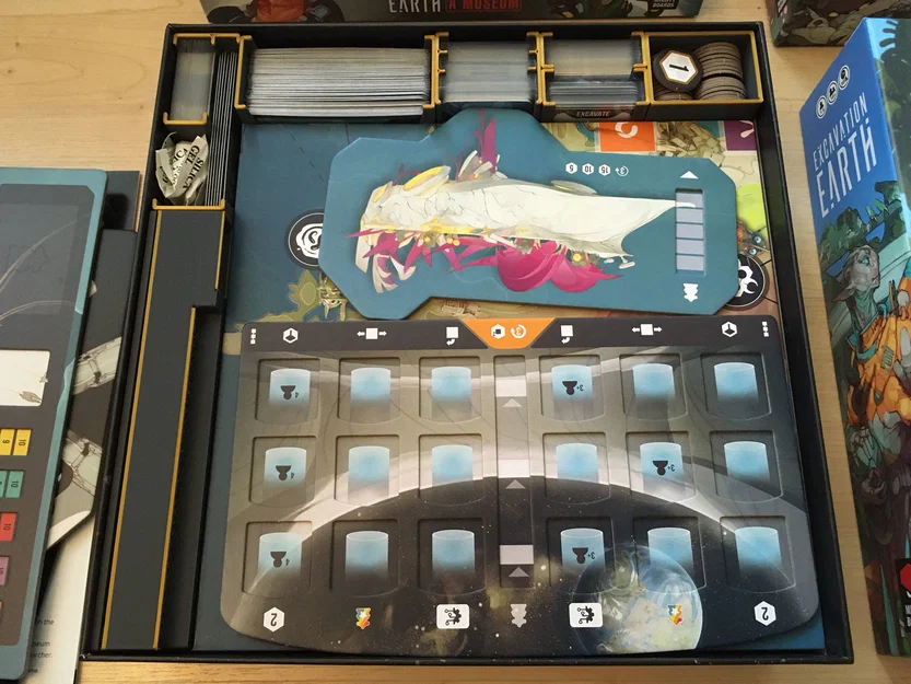 Bộ khay đựng (Organizer) cho game Excavation Earth kèm bản mở rộng - Bản Remix - Image 4