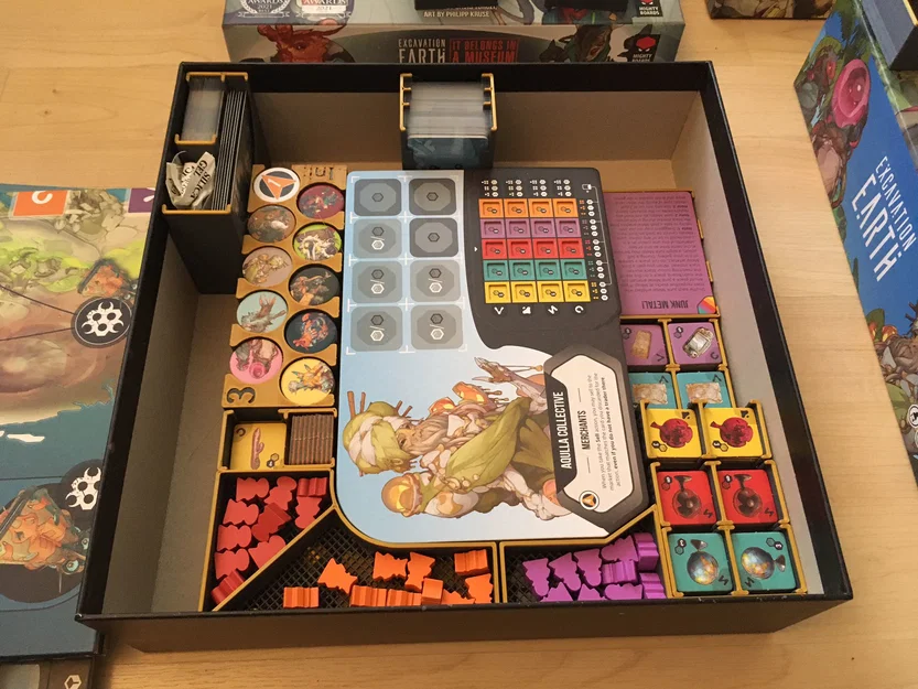 Bộ khay đựng (Organizer) cho game Excavation Earth kèm bản mở rộng - Bản Remix - Image 6