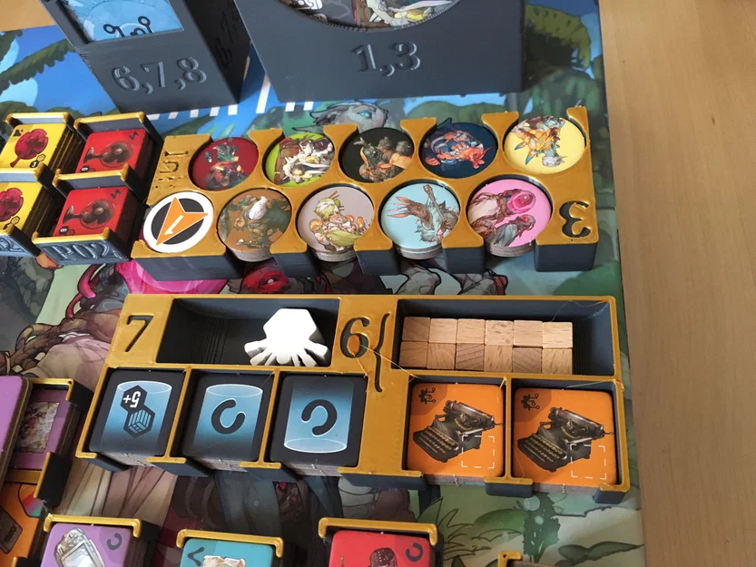 Bộ khay đựng (Organizer) cho game Excavation Earth kèm bản mở rộng - Bản Remix - Image 10