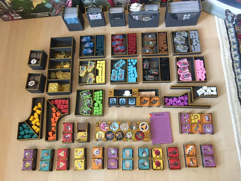 Bộ khay đựng (Organizer) cho game Excavation Earth kèm bản mở rộng - Bản Remix - Image 11