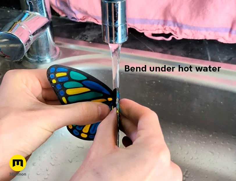 Butterfly Stained Glass - Mô hình trang trí kính màu 3D - Image 4