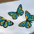 Butterfly Stained Glass - Mô hình trang trí kính màu 3D - Thumbnail 9