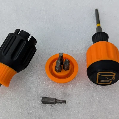 Tay cầm tua vít nam châm loại ngắn (Stubby Magnetic Bit Driver Handle)