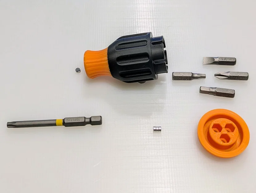 Tay cầm tua vít nam châm loại ngắn (Stubby Magnetic Bit Driver Handle) - Image 3