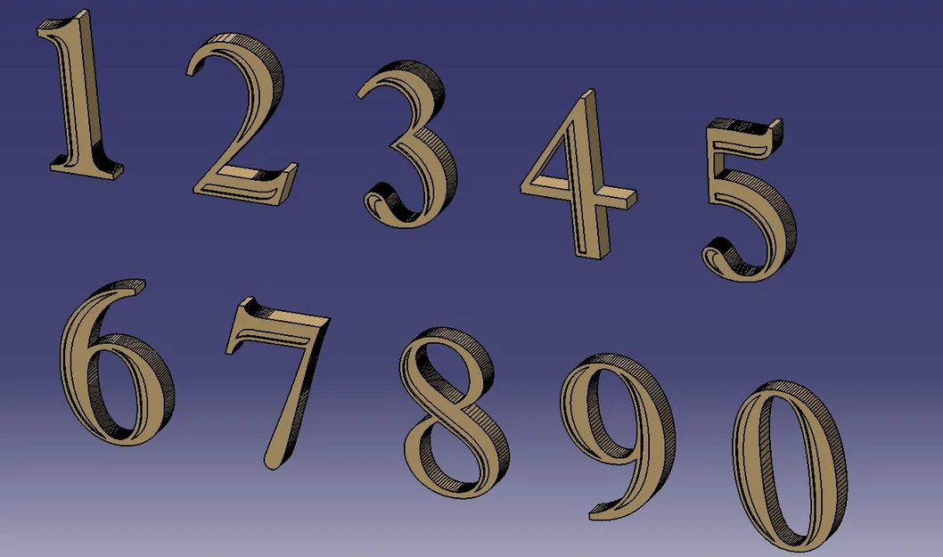 Số nhà gắn tường (House numbers) - Image 1