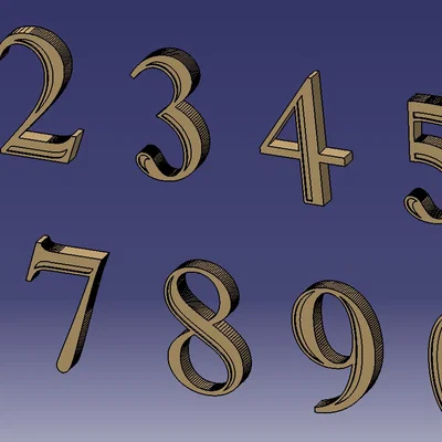 Số nhà gắn tường (House numbers)