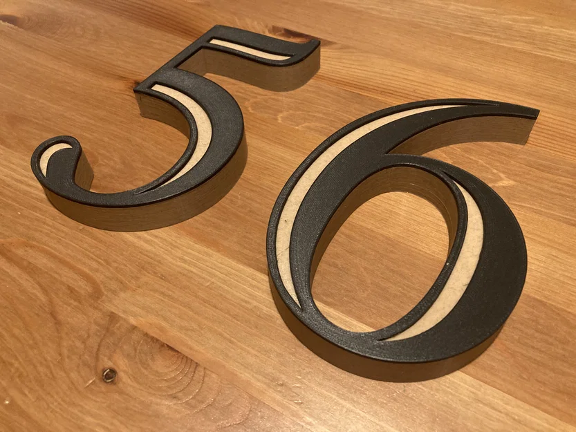 Số nhà gắn tường (House numbers) - Image 3