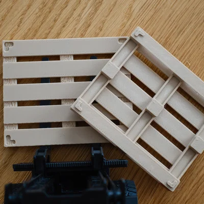 Pallet xếp chồng cho mô hình kho mini