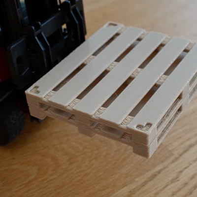 Pallet xếp chồng cho mô hình kho mini