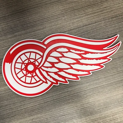 Mô hình in 3D logo Detroit Red Wings cực đẹp và sắc nét