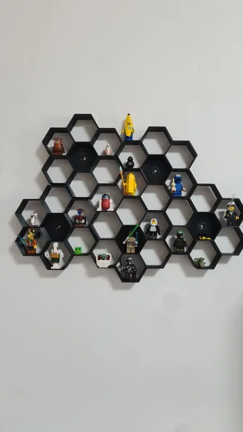 Kệ lục giác treo tường (Hexagon Shelf) trưng bày Lego cực chất - Image 1