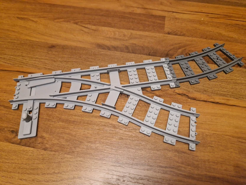 Bộ chuyển ray tàu hỏa LEGO (Trái và Phải) - Image 1