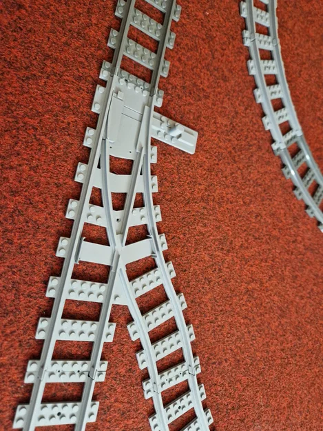 Bộ chuyển ray tàu hỏa LEGO (Trái và Phải) - Image 5