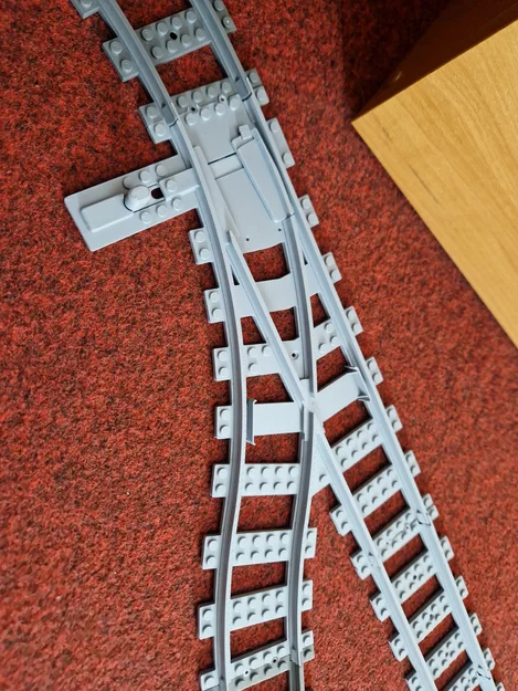 Bộ chuyển ray tàu hỏa LEGO (Trái và Phải) - Image 6