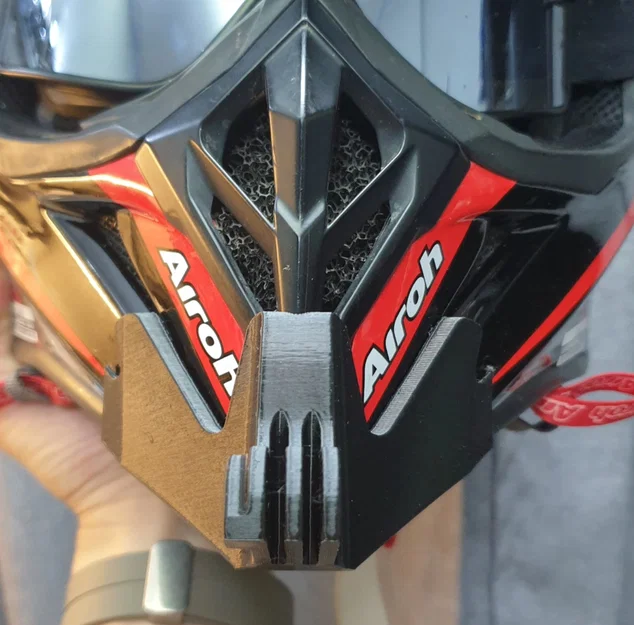 Ngàm gắn camera cằm cho mũ bảo hiểm Airoh Aviator - Image 1