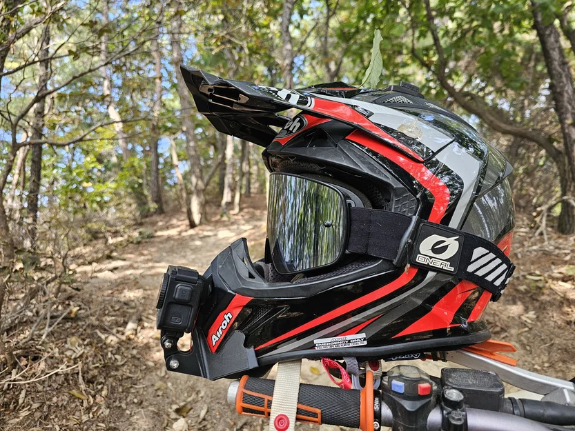 Ngàm gắn camera cằm cho mũ bảo hiểm Airoh Aviator - Image 4