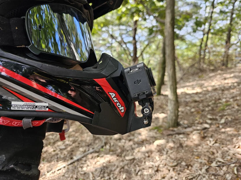 Ngàm gắn camera cằm cho mũ bảo hiểm Airoh Aviator - Image 5