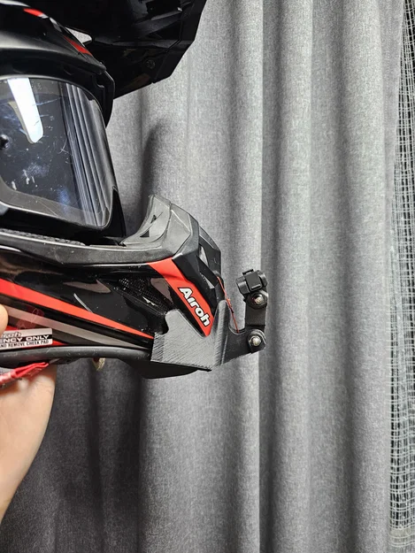 Ngàm gắn camera cằm cho mũ bảo hiểm Airoh Aviator - Image 6