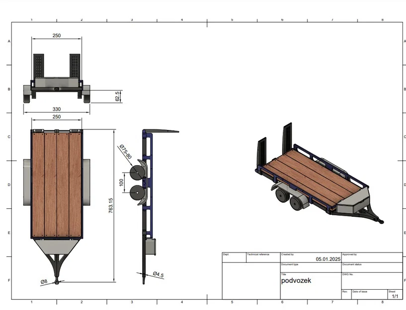 Mooc kéo RC tỉ lệ 1/10 cho xe RGT Rescuer RTR - Image 2