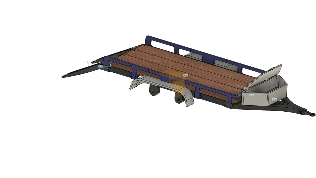 Mooc kéo RC tỉ lệ 1/10 cho xe RGT Rescuer RTR - Image 3