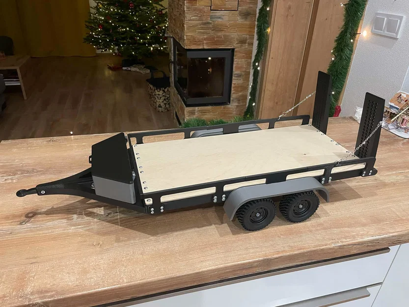 Mooc kéo RC tỉ lệ 1/10 cho xe RGT Rescuer RTR - Image 7