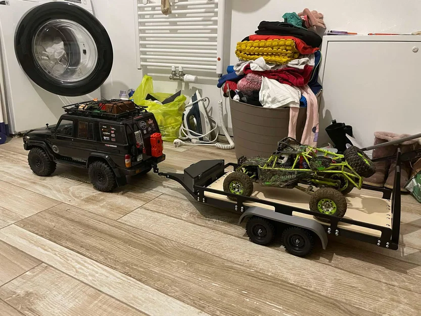 Mooc kéo RC tỉ lệ 1/10 cho xe RGT Rescuer RTR - Image 15